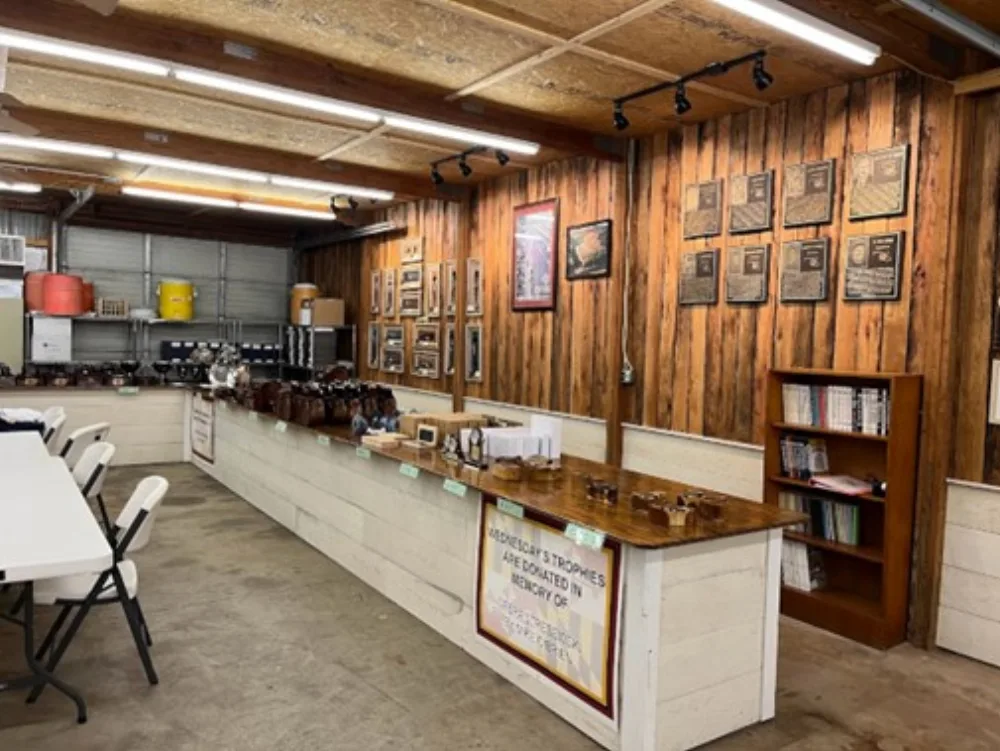 Hall Of Fame Wall & Trophy Counter, association archive photograph